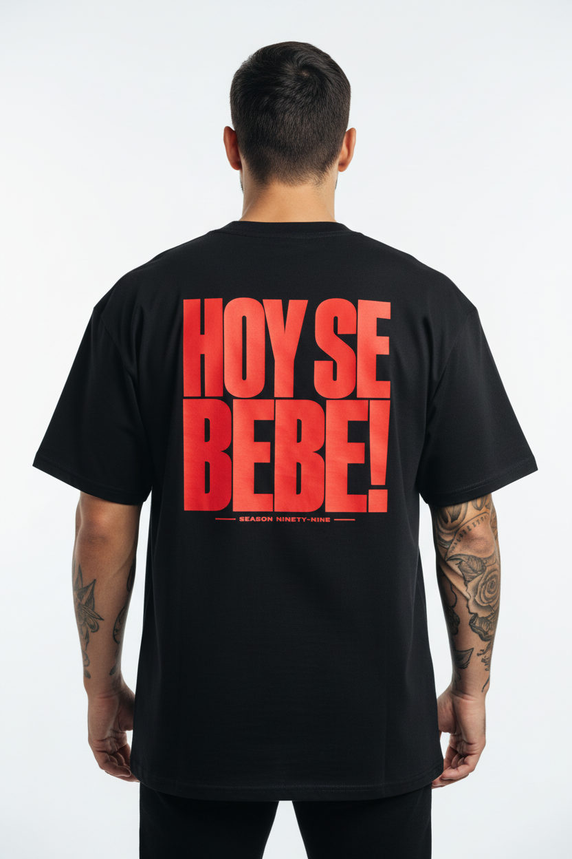 HOY SE BEBE! - Oversized Tshirt - Organic Heavy Shirt